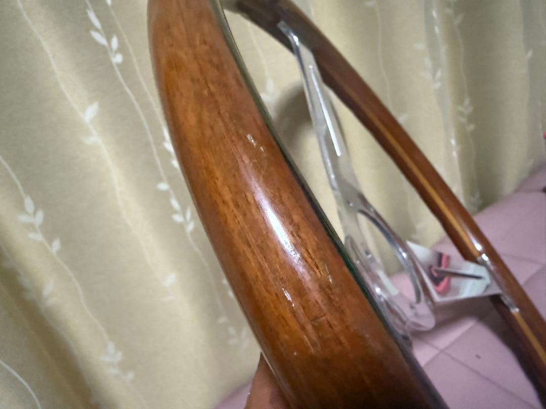 【当時物　ビンテージ】ナルディ クラシック　ウッド　ステアリング　36.5cm