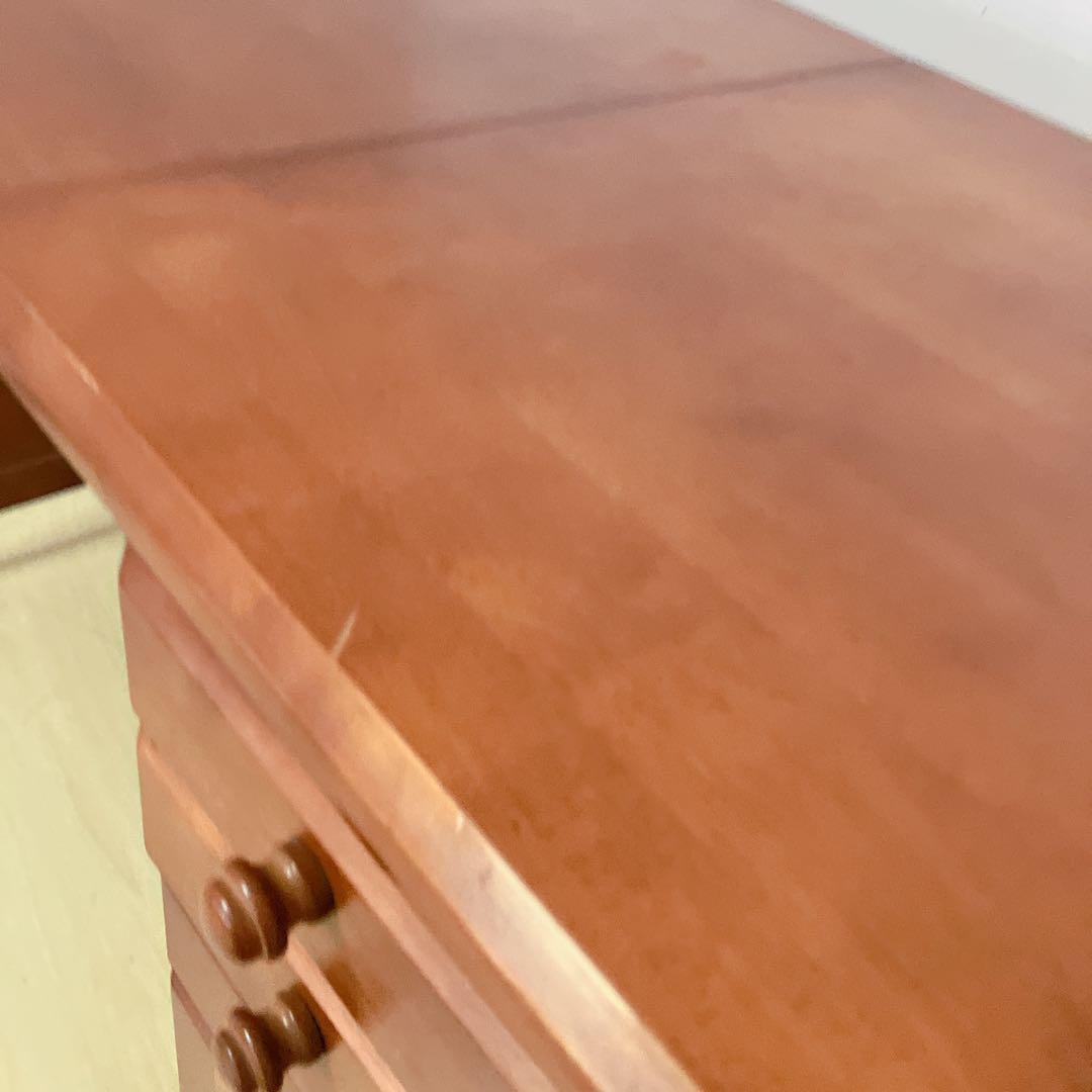 キャスター付き　木製　バタフライテーブル　バタフライワゴン　電源コード付き