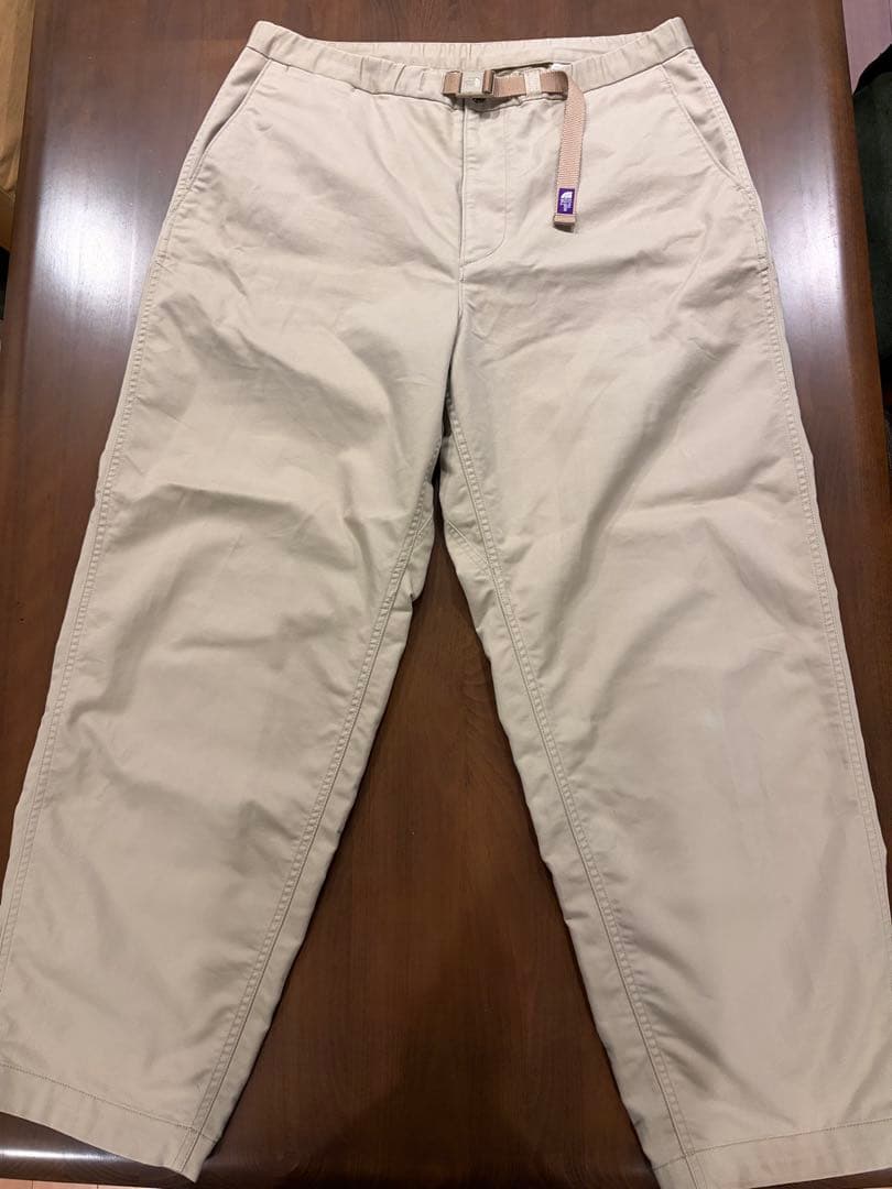 ノースフェイスパープルレーベル　ストレッチツイルワイドテーパードパンツ36