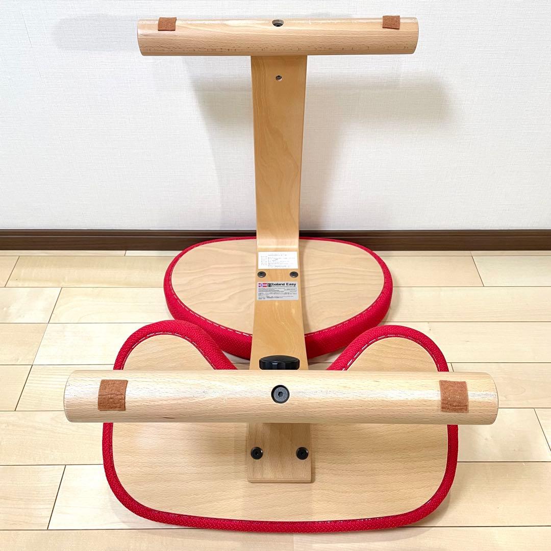バランスラボ バランスチェア バランスイージー レッド 中古美品