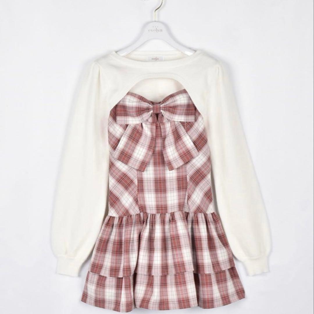 ♡evelyn リボンボレロワンピース ピンク♡