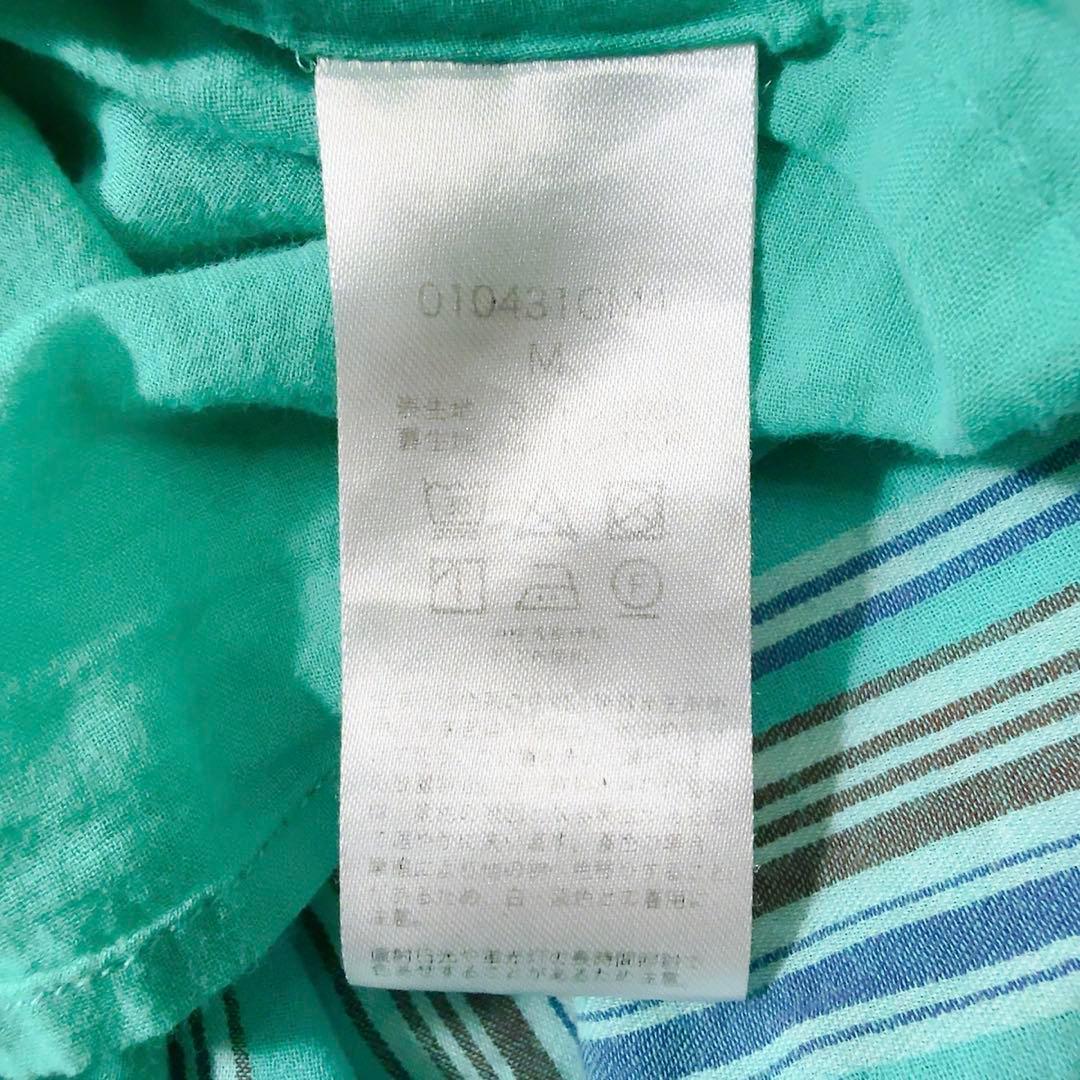 ち*ん様 人気ꕥヌキテパ 石田ゆり子さん着用 近年 コットンボイルストライプドレ