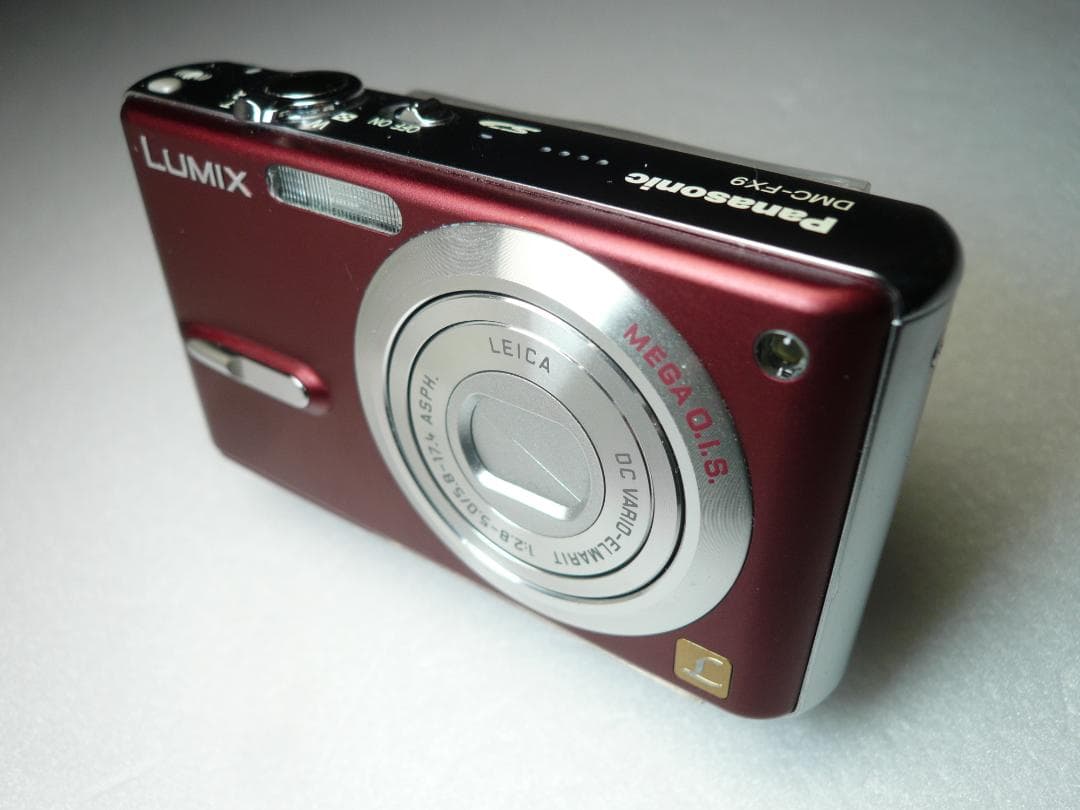LUMIX★DMC-FX9⭕️箱入完品⭐️極美品⭕️安心の実働品★えんじ色