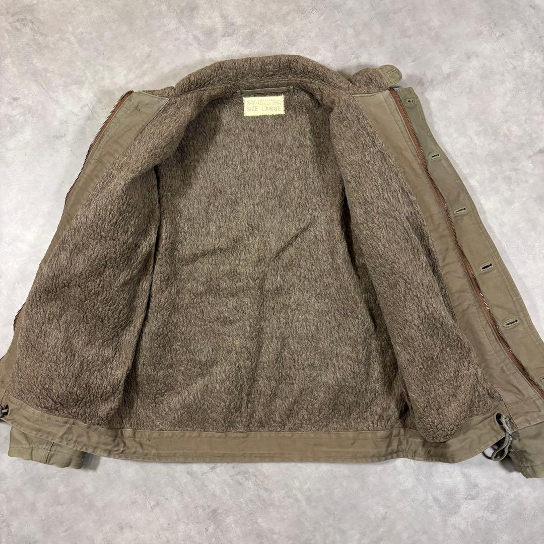 バズリクソンズ N-1 デッキジャケット L M13795 USN NAVY