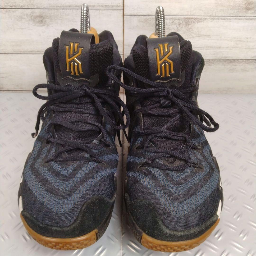 メンズ☆ナイキ　カイリー4　EP　スニーカー　27cmブラック＆ゴールド　バスケ