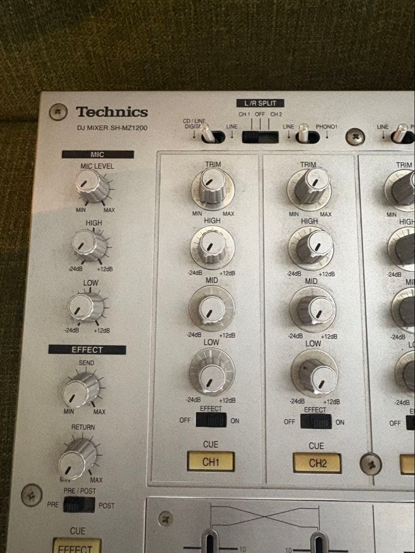 Technics　SH-MZ1200　DJミキサー　4ch　動作確認済み
