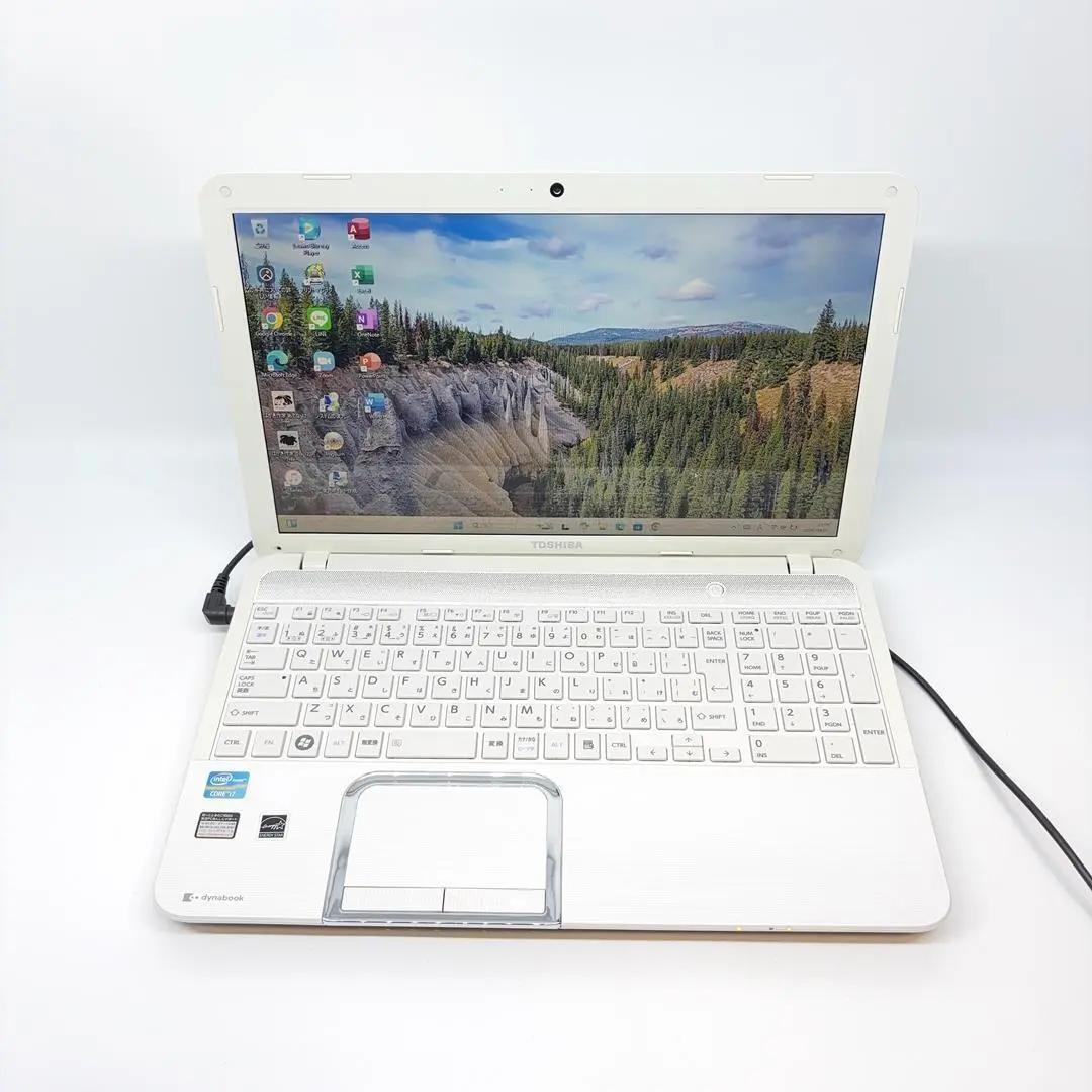 東芝 ノートパソコン Corei7 オフィス SSD Windows11 A17