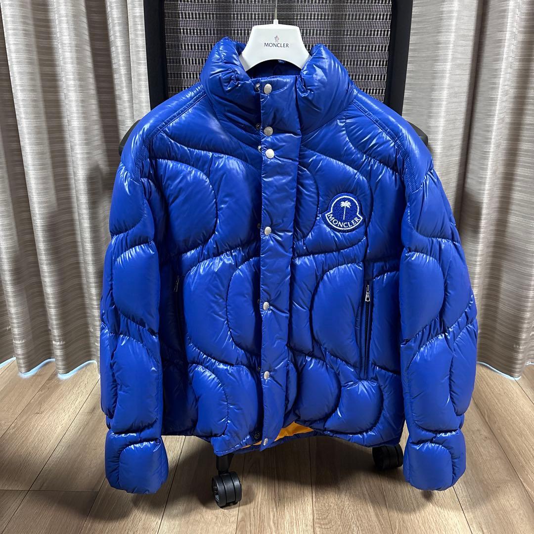 【美品】MONCLER ダウンジャケット 青 サイズ　3