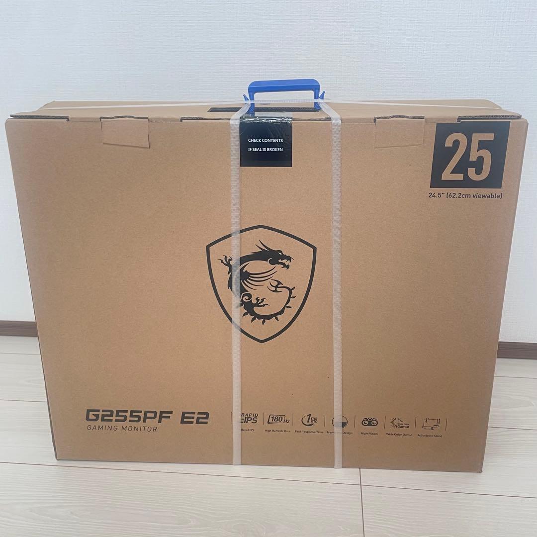 MSI G255PF E2 ゲーミングモニター 180Hz 未開封