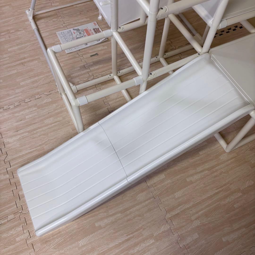 ☆除菌清掃済☆　野中製作所　プレミアムおりたたみロングスロープキッズパーク　白