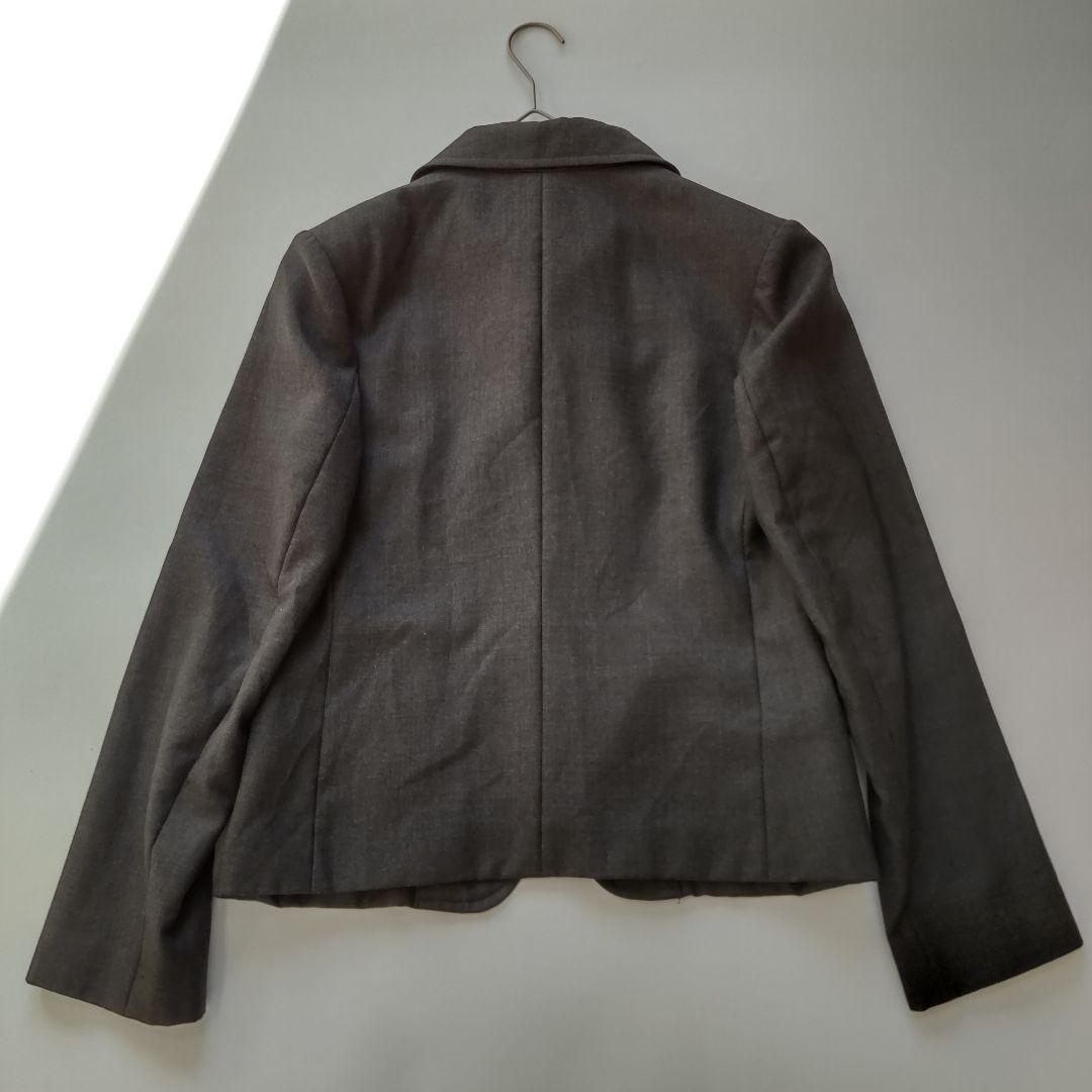 希少 Y's ワイズ 変形 テーラードジャケット グレー ウール １