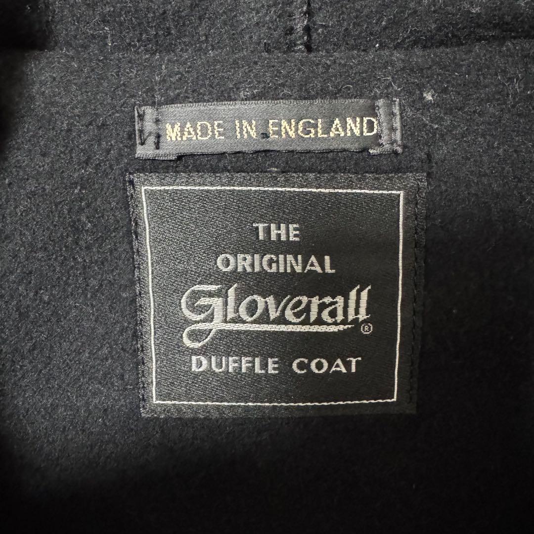 Gloverall ダッフルコート 黒 big size black 英国製