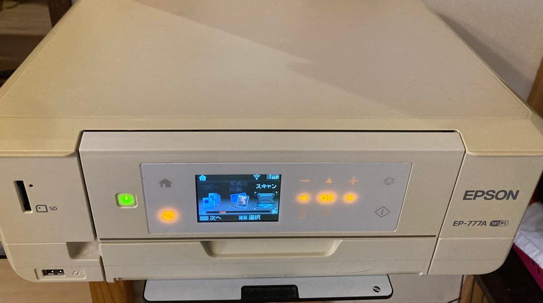 EPSON EP-777A 通電あり　廃インク吸収パッド交換整備済み　ジャンク