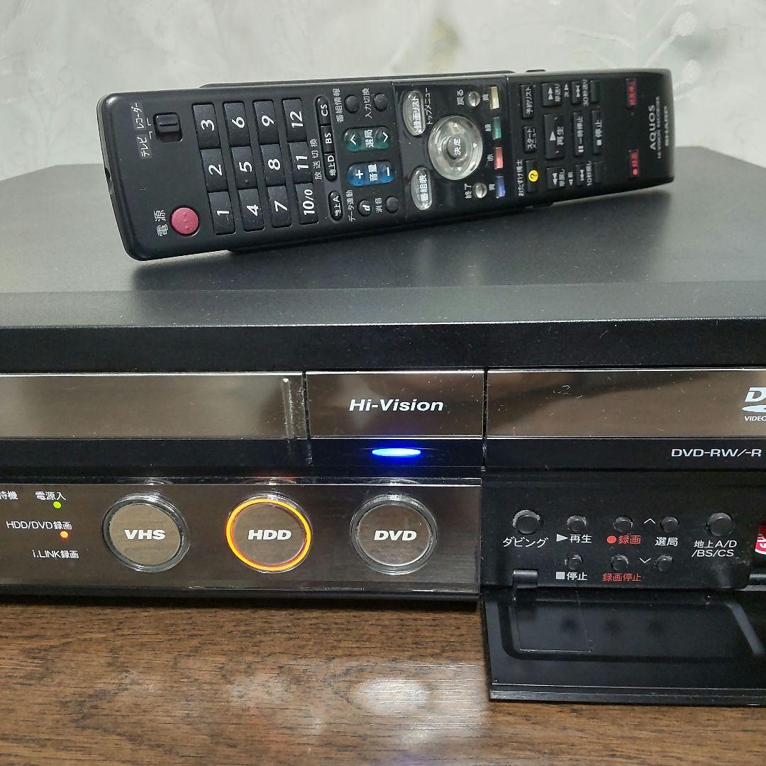 シャープAQUOSビデオ一体型【DV-ACV52】◎動作確認済み◎付属品一式付き