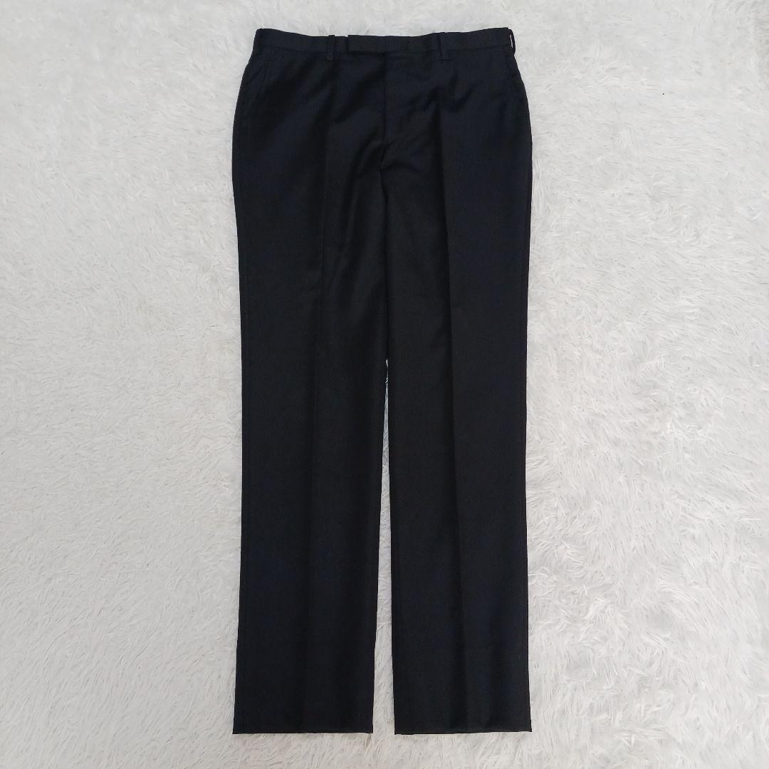 ✨希少サイズ42R✨ブラックレーベル 御幸毛織　シルクモヘア混　3ピーススーツ