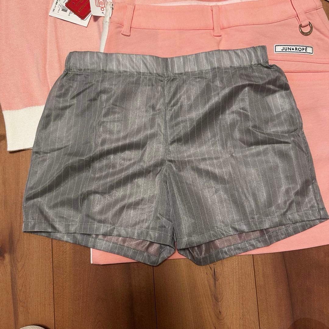 長袖セーター　裏起毛スカート　セットアップ　サイズS 秋冬　ゴルフウェア　保温