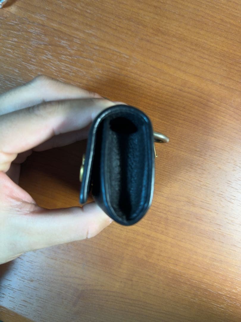 Gucci GGロゴ付きレザーケース