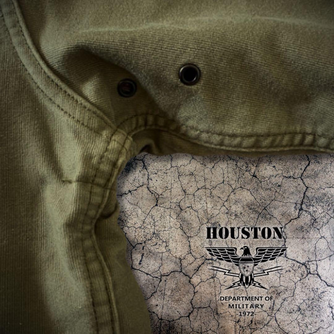 『レアモデル◎』HOUSTON（ヒューストン）N-1デッキジャケット カーキ