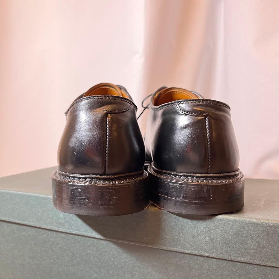 【Alden×BEAMS バリーラスト コードバン プレーントゥ9901】美品