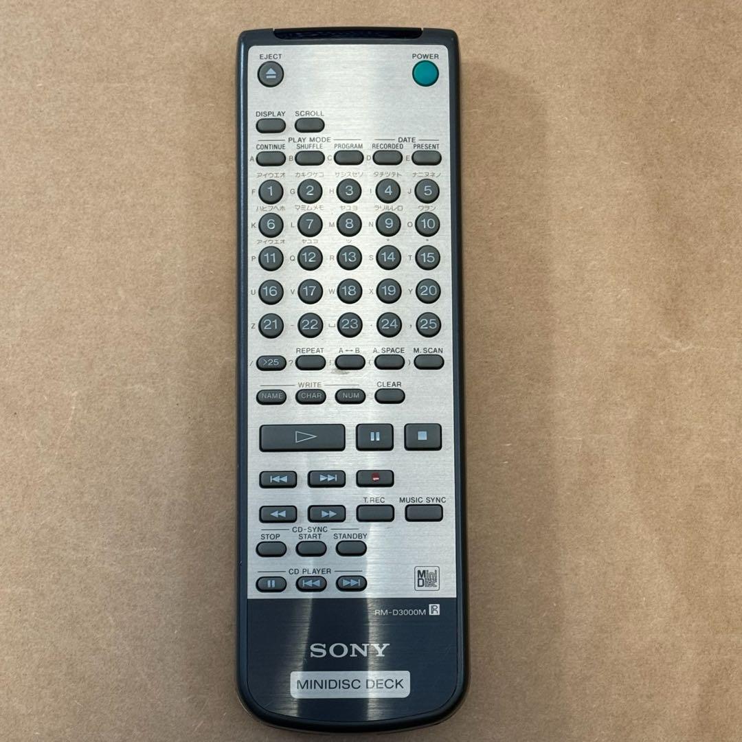 SONY/コンポ#5000シリーズ /ミニディスクデッキ/MDS-J3000