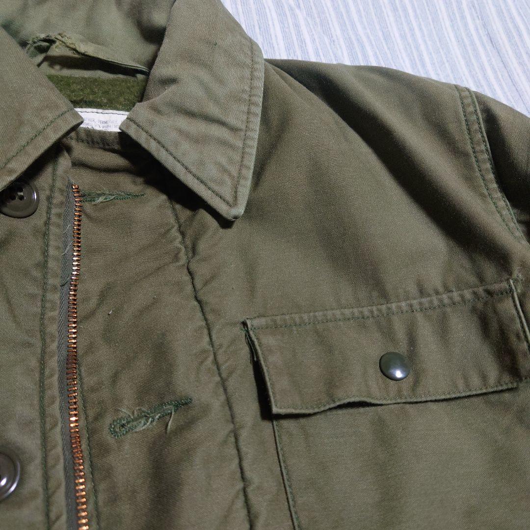 U.S.NAVY A-2デッキジャケット 古着 80s 米軍実物 美品 gf8