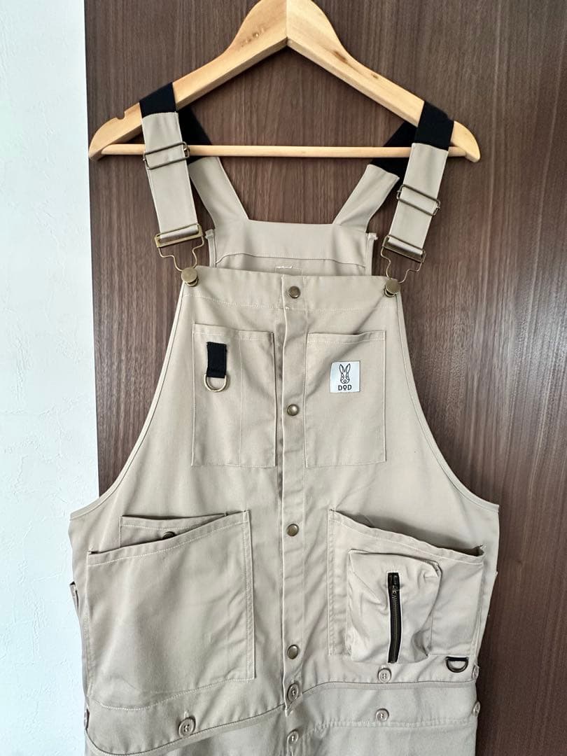 DOD TSUNA-VES ツナヴェス ベージュ オーバーオール