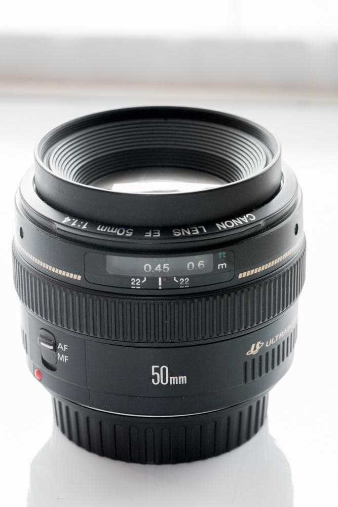 Canon EF 50mm f/1.4 レンズ