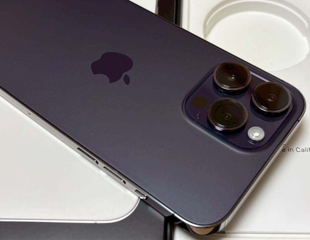 【極美品】iPhone 14 PRO MAX 256GB ディープパープル　本体