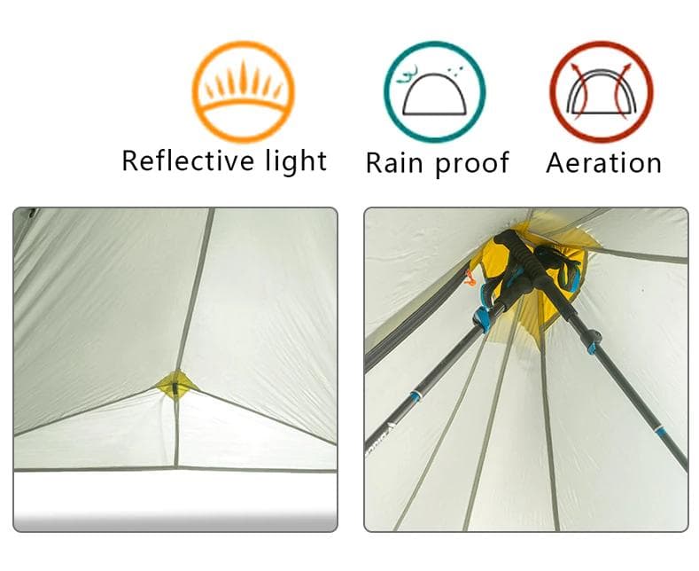 ウルトラライトKNOTGEAR 20D両面シリコンテント