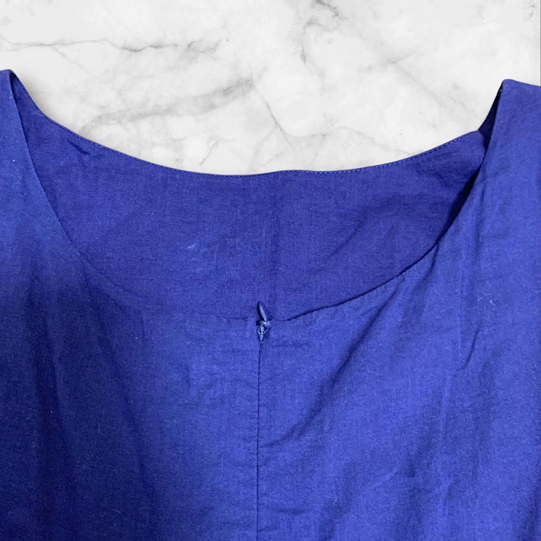 【超人気モデル⭐︎】マリハ 月の夢のドレス ワンピース コットン 38 紺