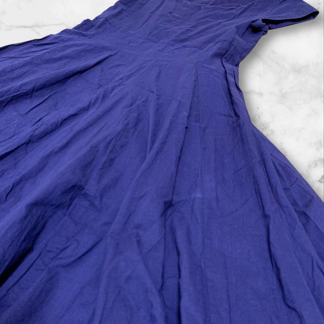 【超人気モデル⭐︎】マリハ 月の夢のドレス ワンピース コットン 38 紺