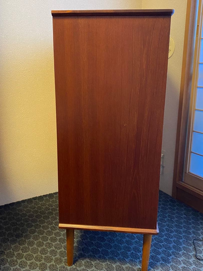 3月中旬まで　北欧ヴィンテージ　デンマーク製　チーク6段チェスト