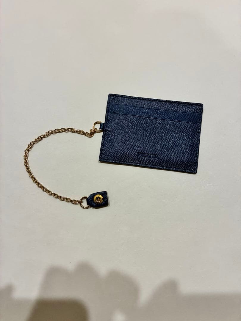 【美品】PRADA ネイビー 長財布 箱付き