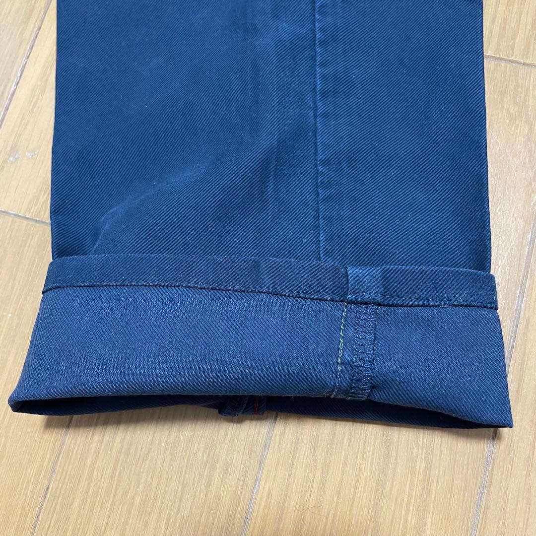 INCOTEX 100型 チノW29 ガーメントダイ ネイビー