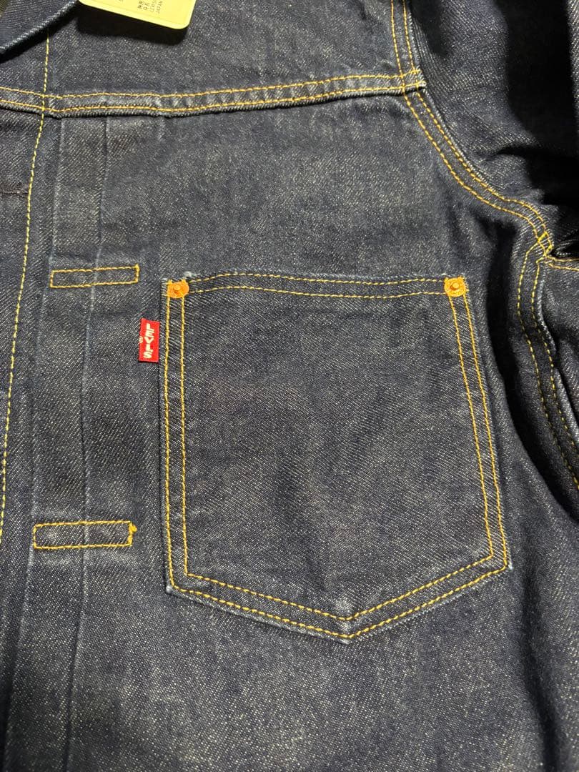 新品　Levi's 1st TYPE1 トラッカー 濃紺　大戦　Gジャン M