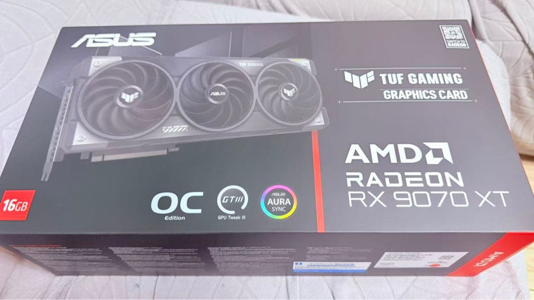 グラフィックボード・グラボ・ビデオカード ASUS Radeon RX 9070 XT 16GB OC Edition