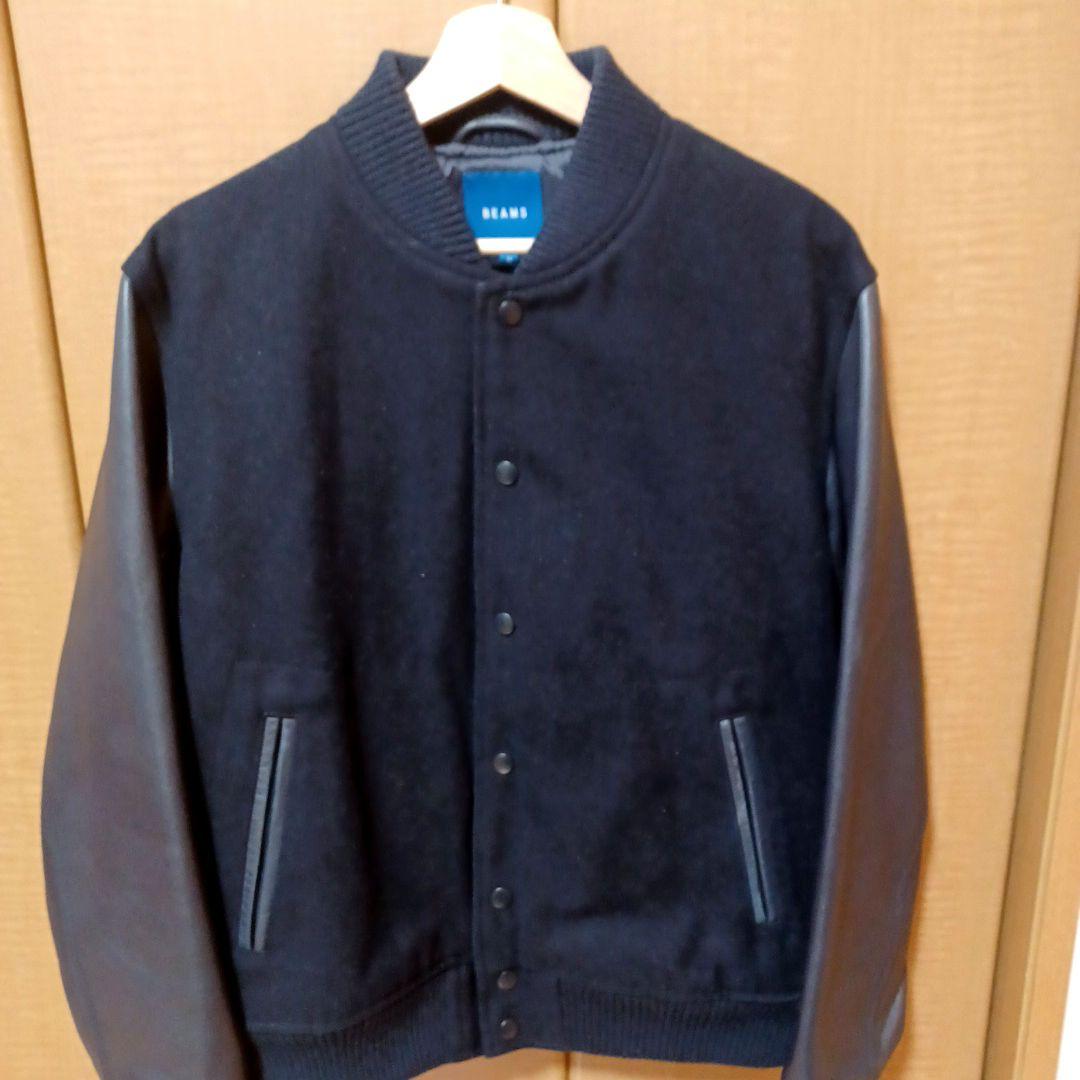 【希少シープスキン】BEAMSスタジャン 濃紺 サイズ M　お買い得