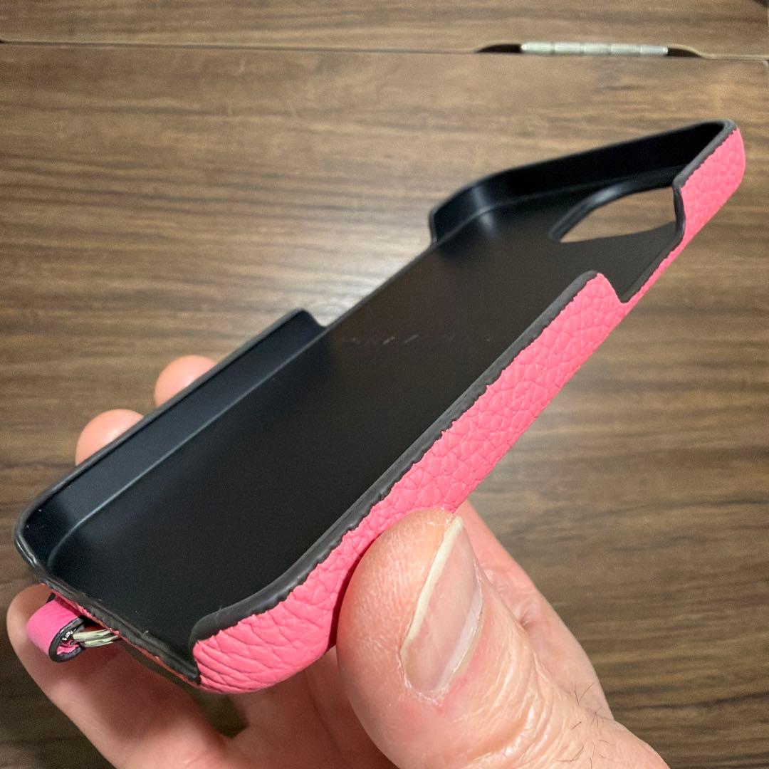 BONAVENTURA ピンク スマホケース iPhone14 ボナベンチュラ