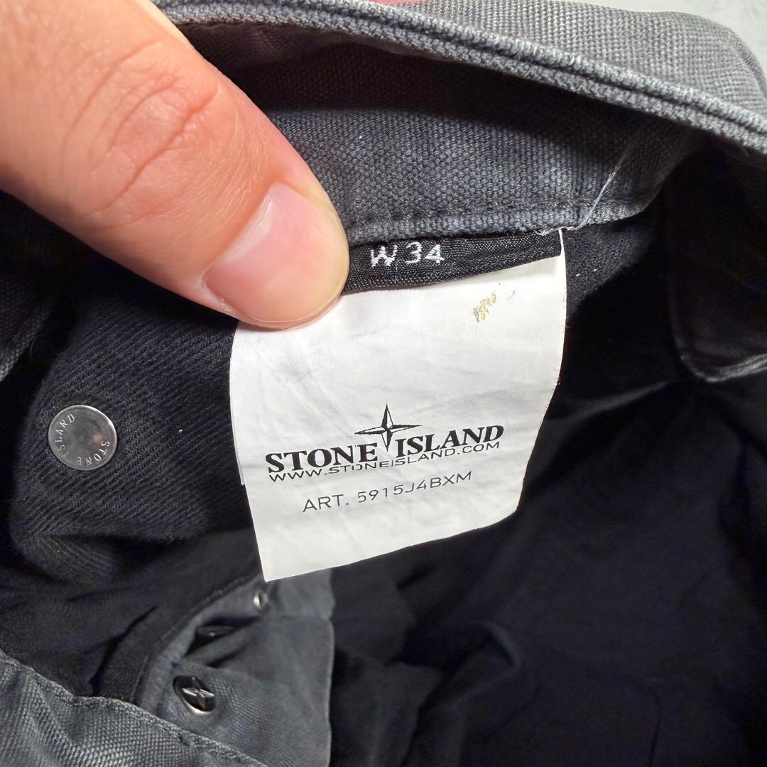 ストーンアイランド　グレー　カーゴパンツ　5915J4BXM 34サイズ