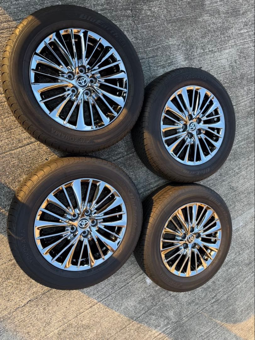 30アルファード後期　エグゼクティブラウンジ　純正ホイール　純正メッキ