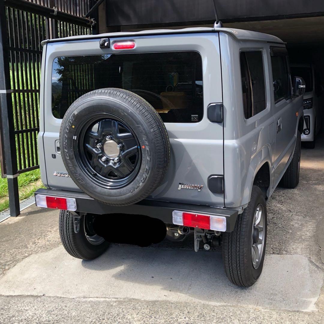 JB64 ジムニー　スペアタイヤ　表履き　　75mm上　移動　ブラケット