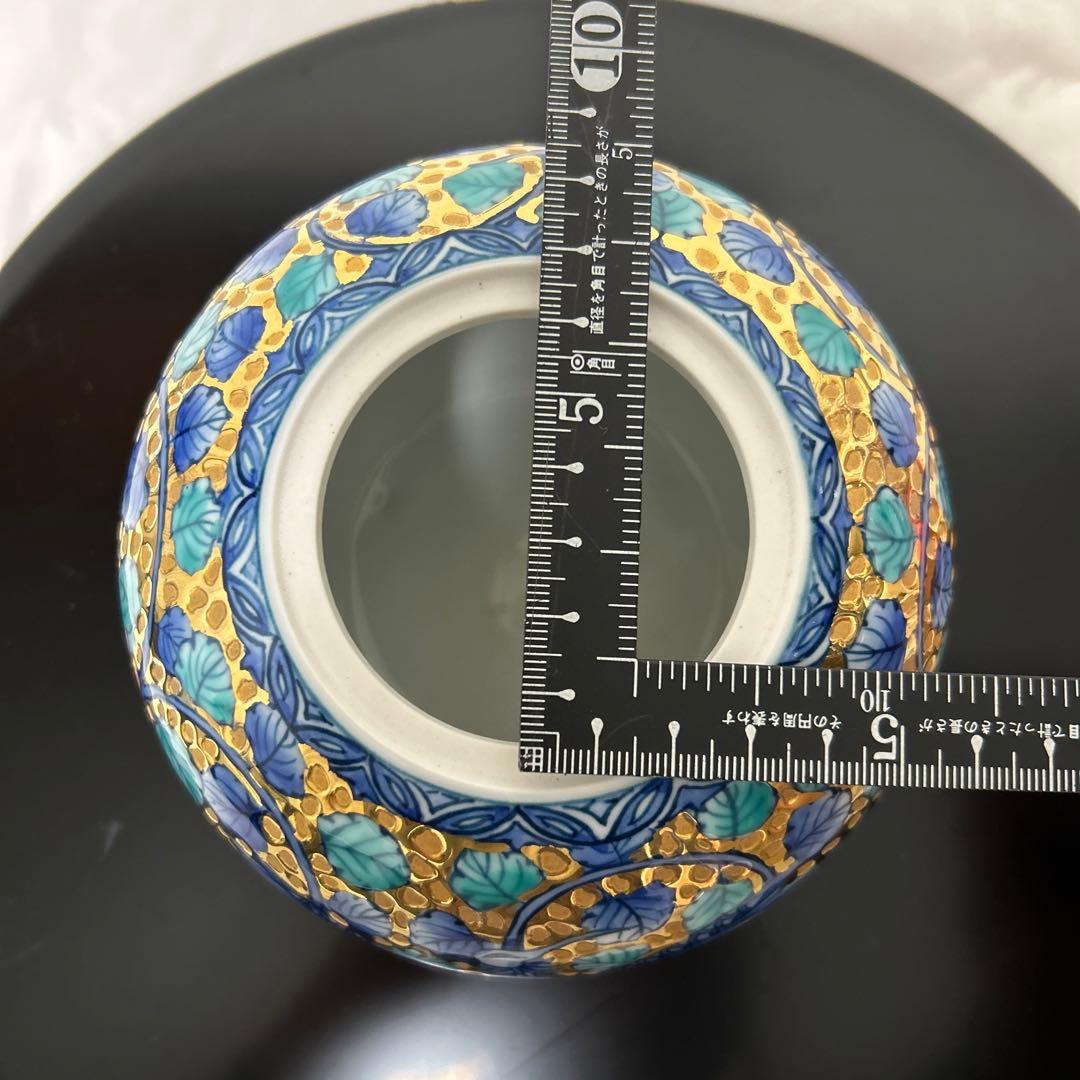 肥前有田焼　金彩鳳凰香炉　喜多川参天