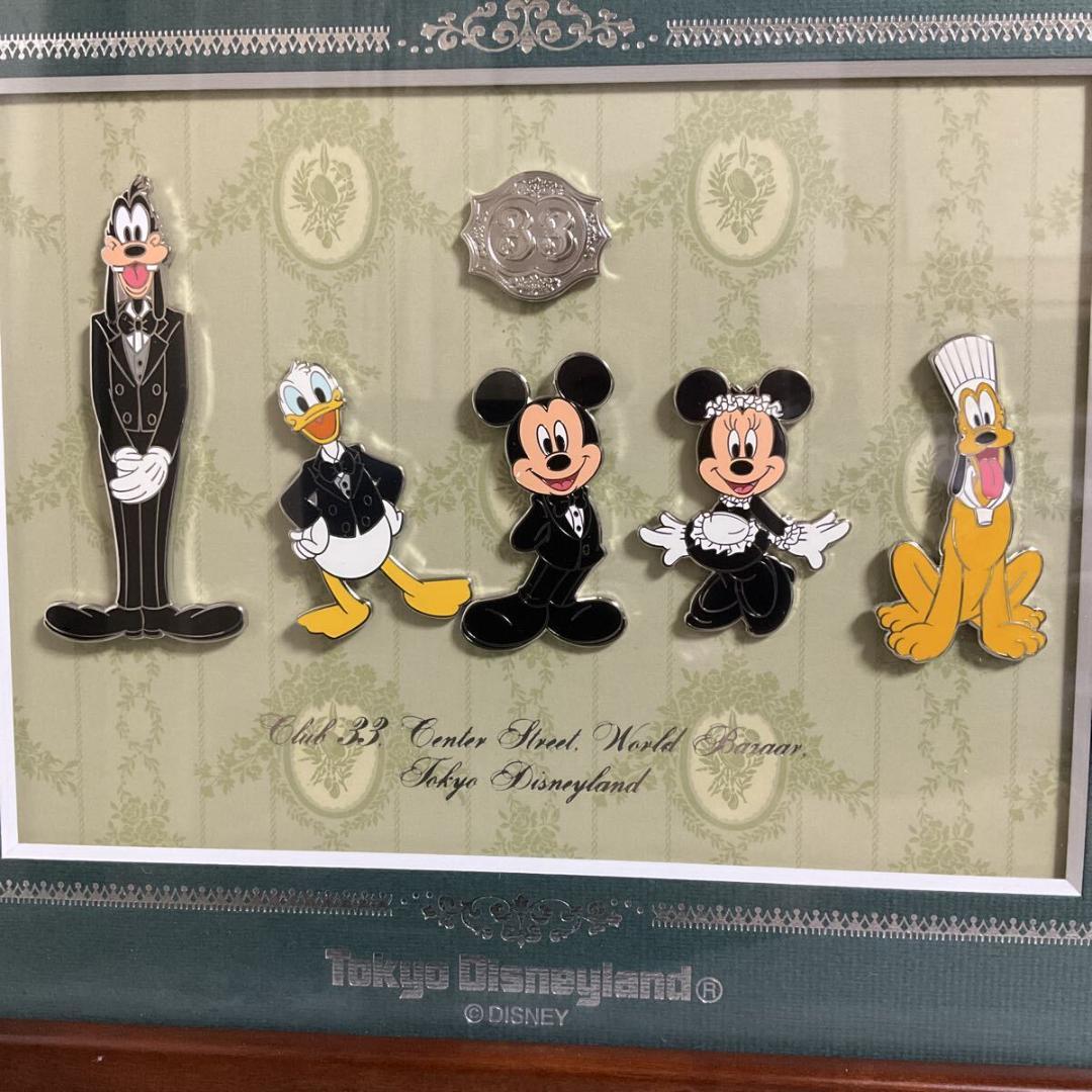 東京ディズニーランド club33 ピンバッジセット