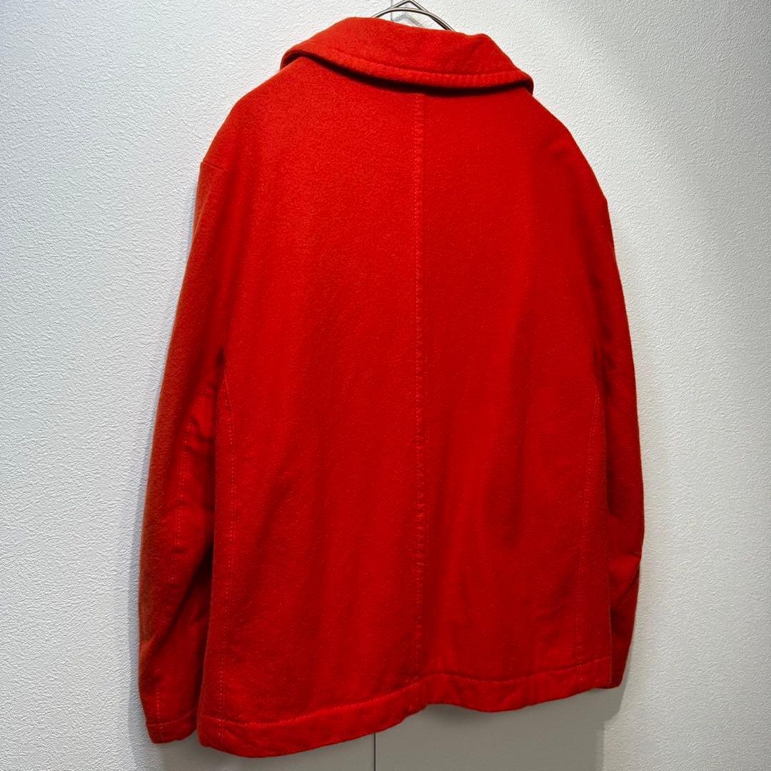 希少 16年製 トリココムデギャルソン 上質 ウール 丸襟 デザイン ジャケット