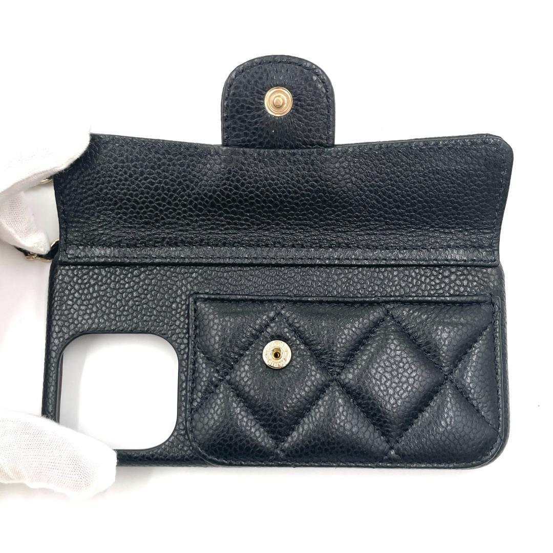 ✨️極美品✨️ シャネル マトラッセ キャビアスキン iPhone 13 Pro