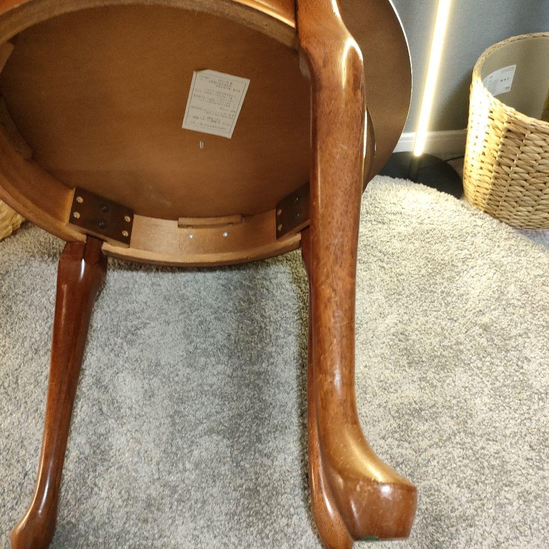 アンティーク調 サイドテーブル 装飾 猫脚