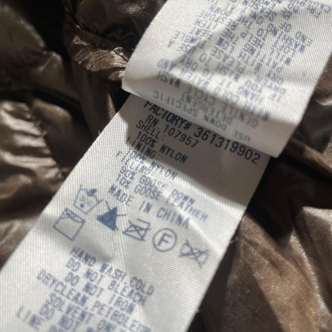 モンベル U.L.ダウンインナーパーカー ダウンジャケット ゴールド マスタード