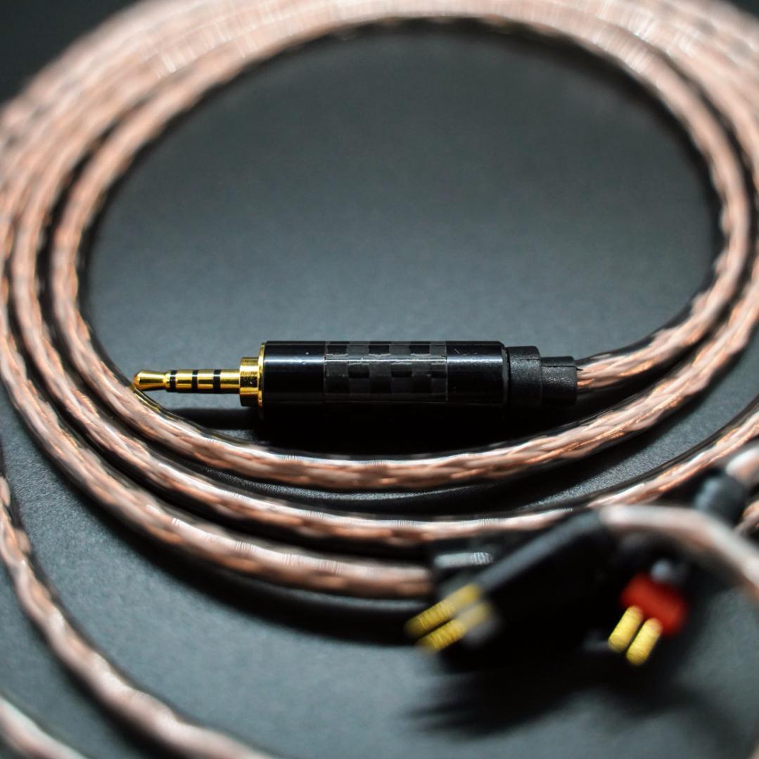 DIYキンバーケーブル最高スペックリケーブル C IEM 2pin/2.5mm