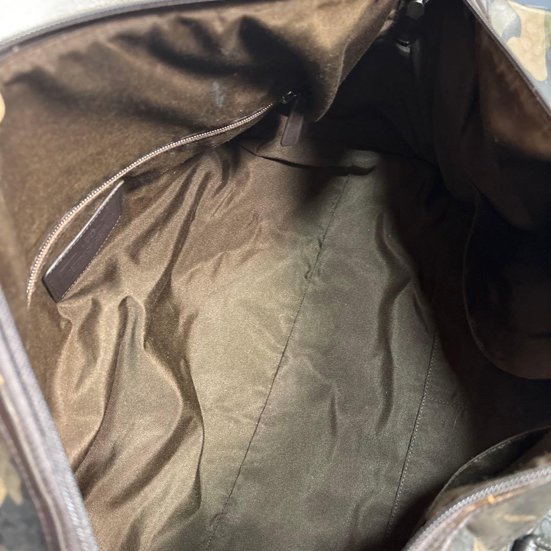 【希少】COACH コーチ 大容量 ボストン ショルダー紐　欠品　カモフラ 迷彩