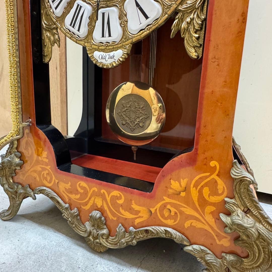 希少 アンティーク振り子置き時計 ドイツ